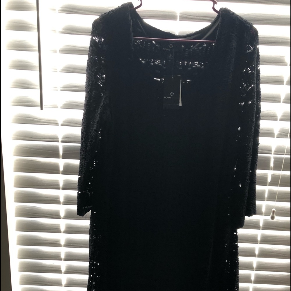 Black lace Ronnie Nicole Dress